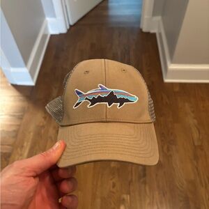 Patagonia Tan and Black Hat